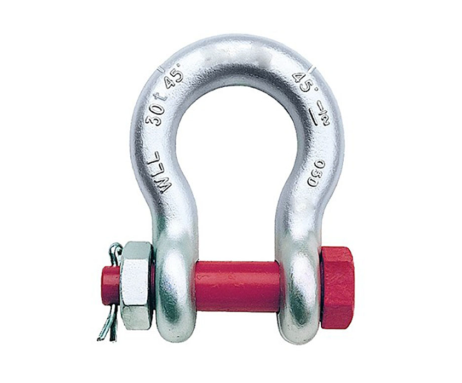 Drop Forged G-2130 Safety Bolt Bow Shackle